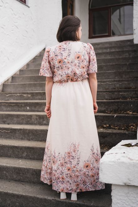 Hovedbilde Serna Flower Print Dress Burned Powder 