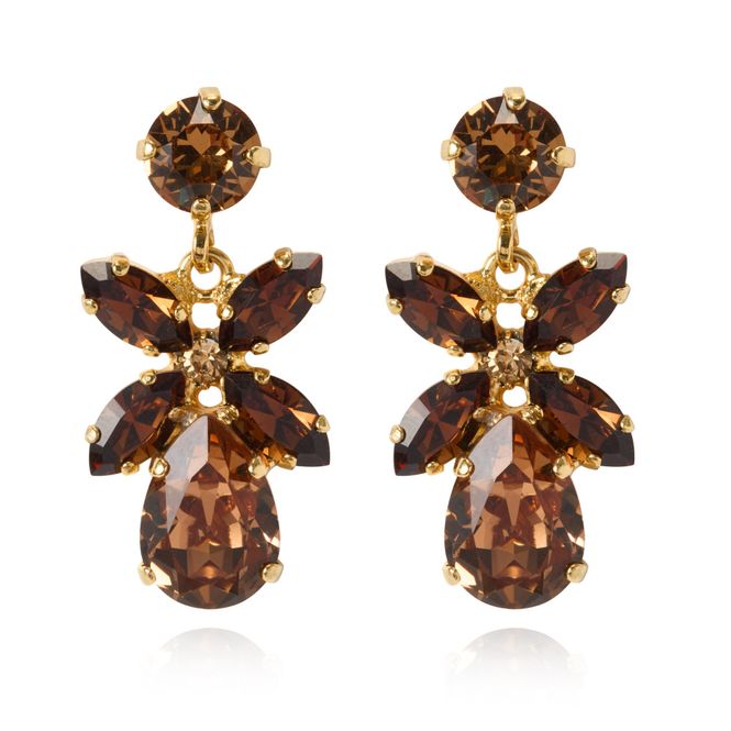 Hovedbilde Mini Dione Earrings Gold Topaz Combo 