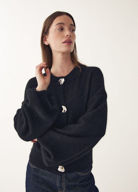 Miley Knit Cardigan Black 