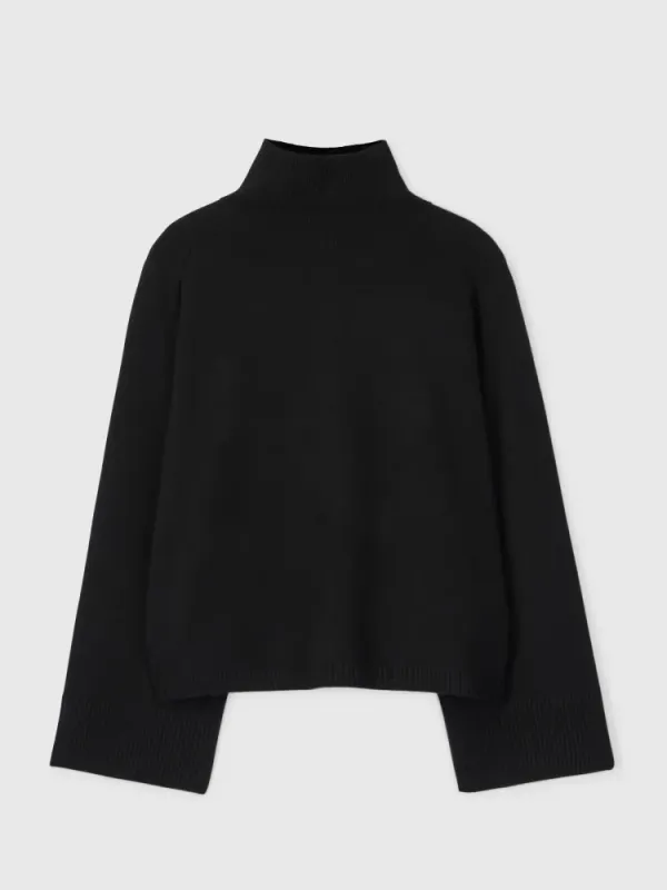 Cape Cod Turtleneck Jet Black 