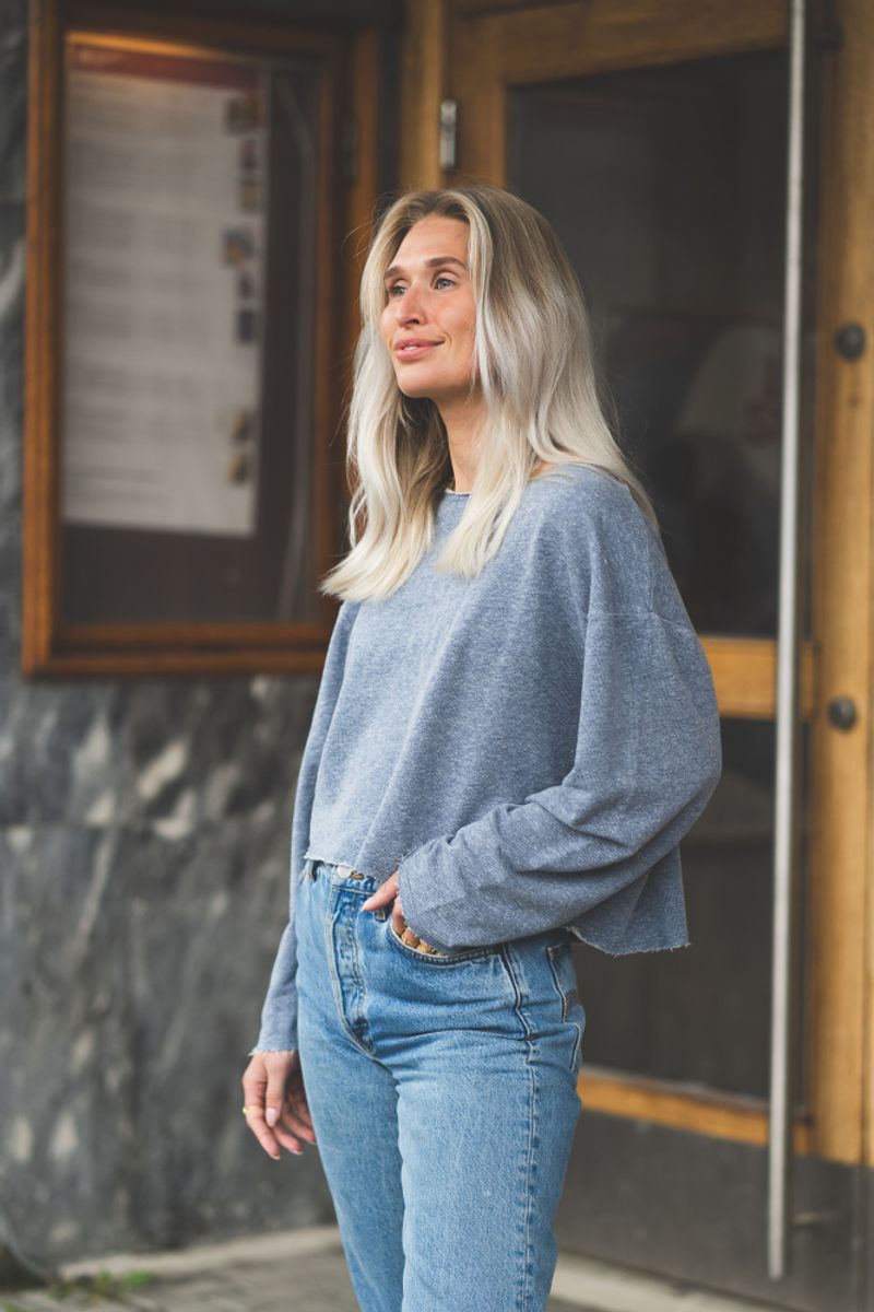 Ofybow Sweatshirt Tornado Melange 