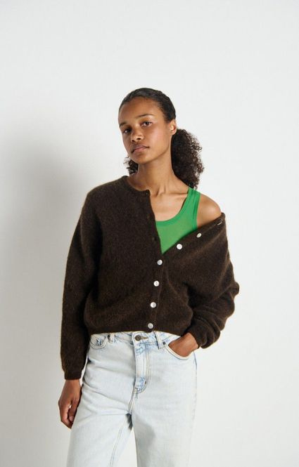 Hovedbilde Vitow Cardigan Coffee Melange 