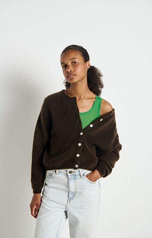 Vitow Cardigan Coffee Melange 