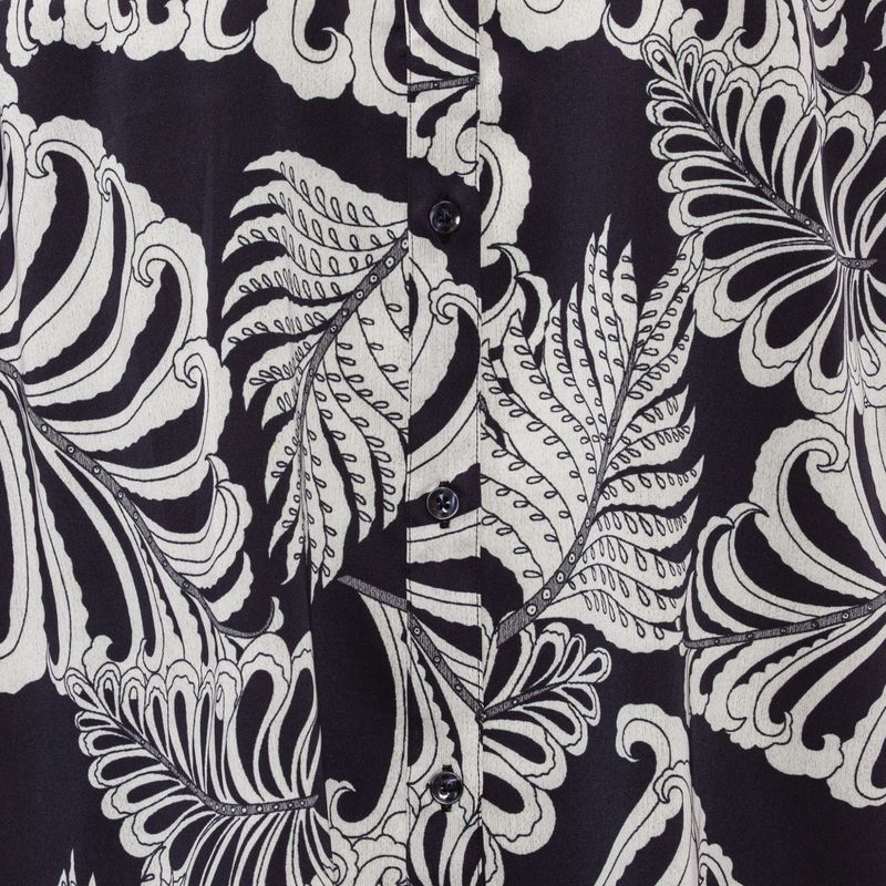 Amelia Shirt Navy Palm 