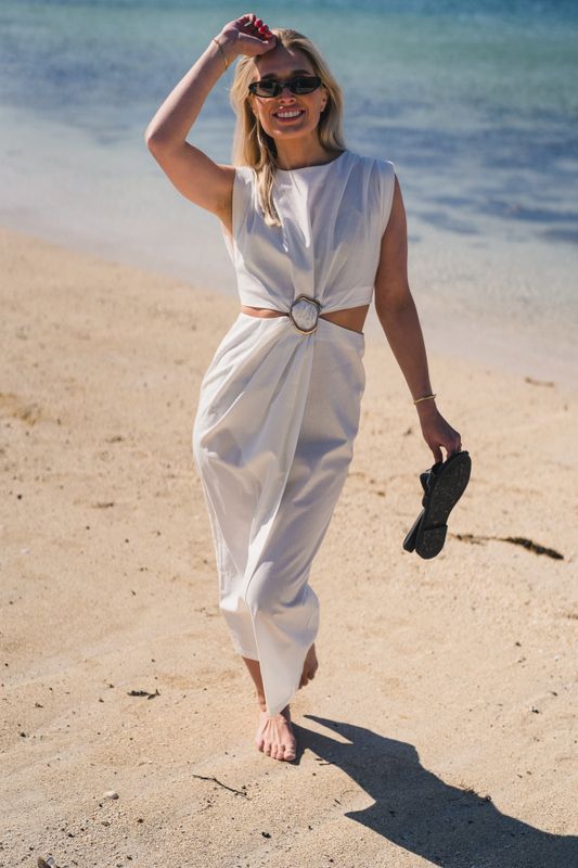Riviera Dress Offwhite 