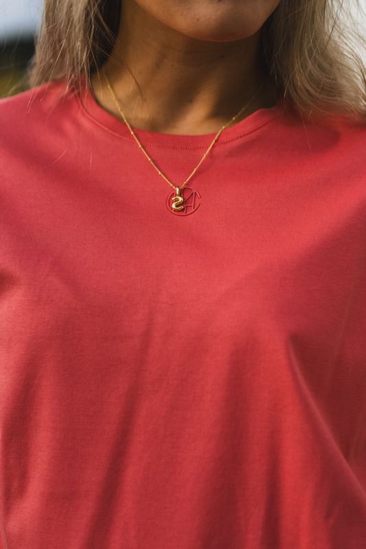 Melea Icon Tee F Rose/Lantana 