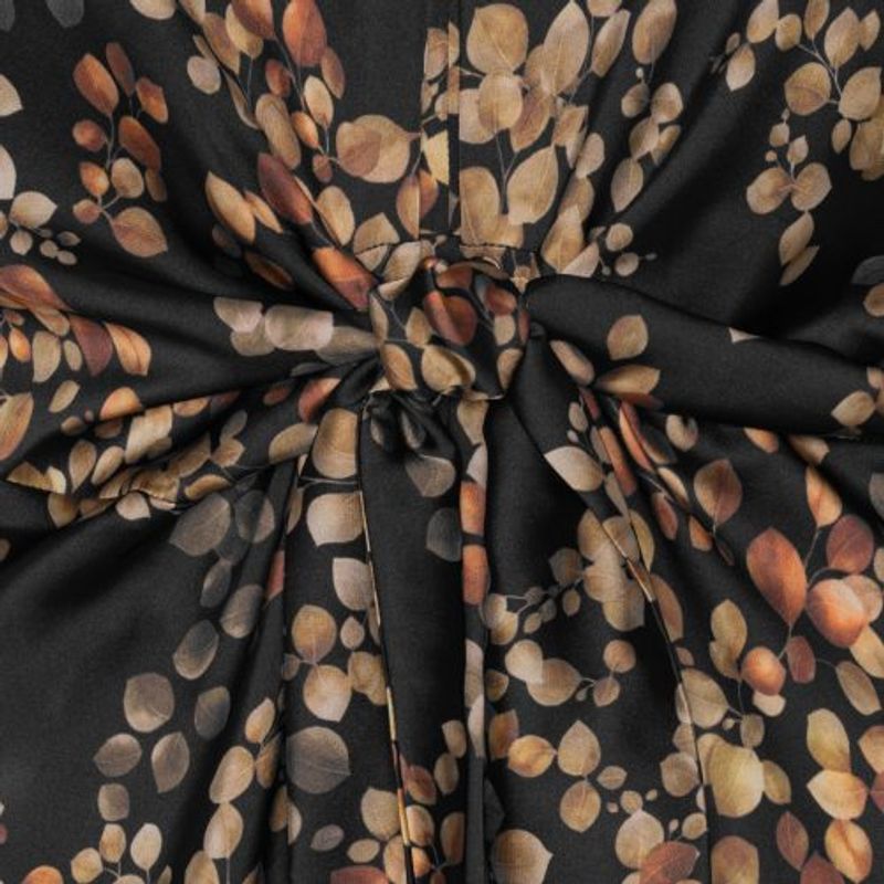 Faye Dress Melange Noir 