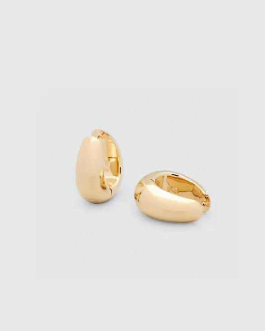 Hovedbilde Ice Hoops Medium Gold 
