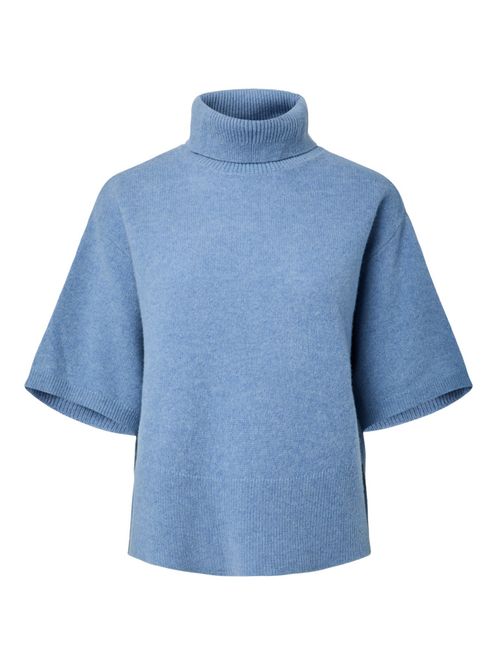 Hovedbilde Emila 2/4 Wool Knit Pullover Windward Blue 