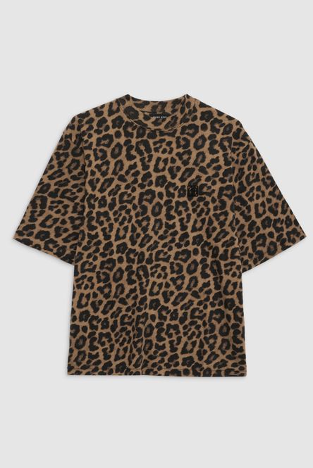 Hovedbilde Avi Tee Black And Brown Leopard 