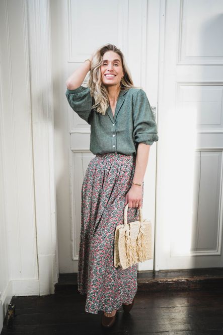 Hovedbilde Pennie Ginia 3/4 Shirt Laurel W Melange 