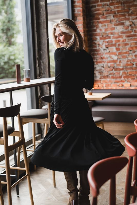Jersey Skirt Black 