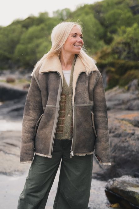 Hovedbilde Louie Shearling Jacket Taupe 