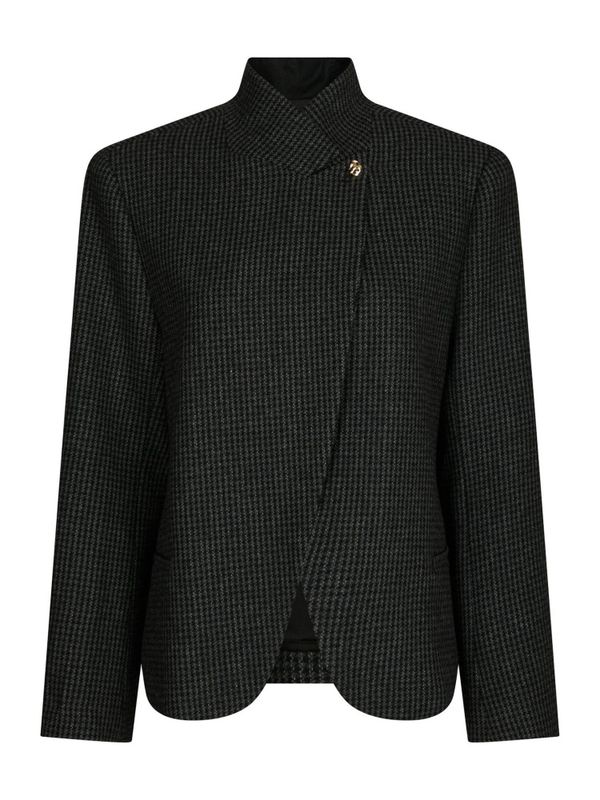 Paria Check Blazer Dark Grey 
