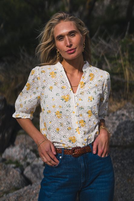 Hovedbilde Eivor 2/4 Shirt M Yellow Flower 