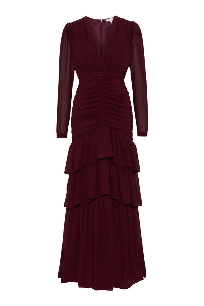 Jenna Maxi Dress Burgundy 