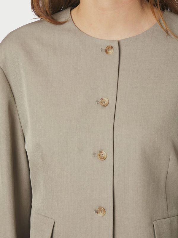 Aranti Structure Curve Jacket Warm Grey 