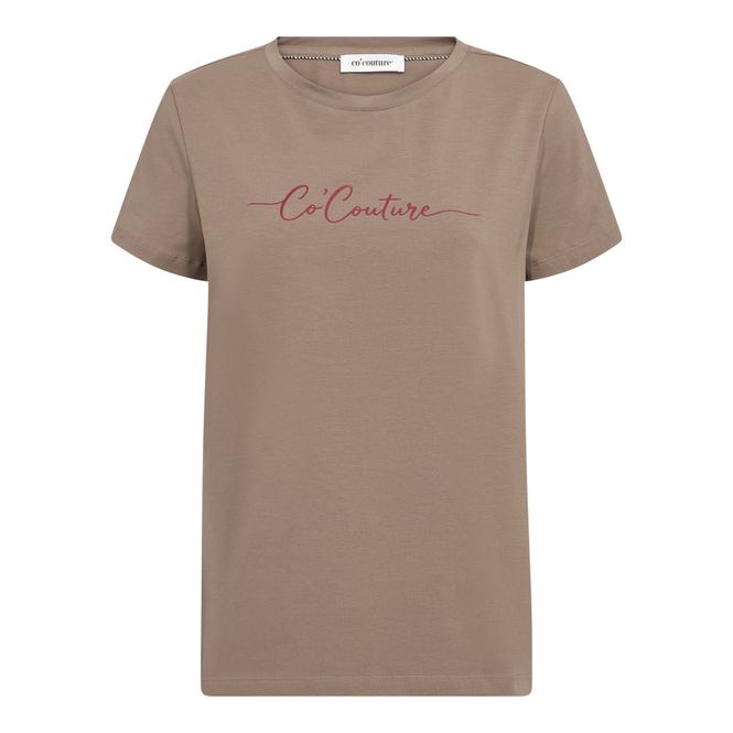 Hovedbilde Signature Script Tee Walnut 