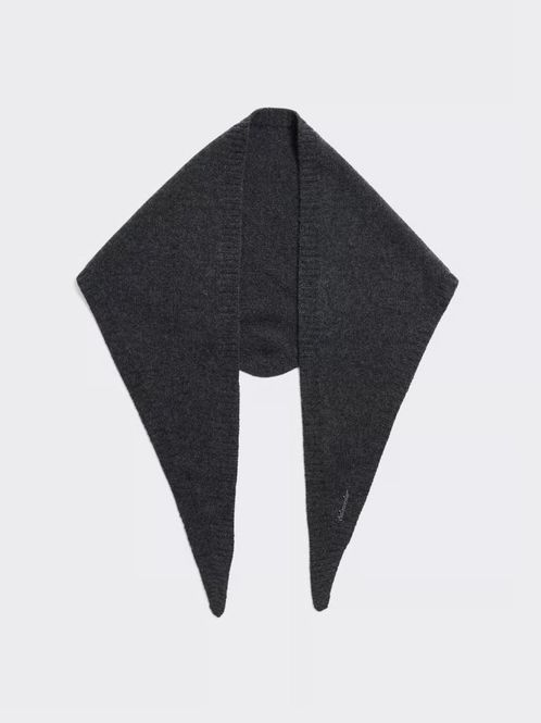 Hovedbilde Cashmere Triangle Scarf Dark Grey 