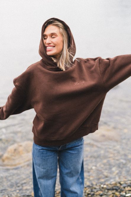 Hovedbilde Back Logo Hoodie Brown 