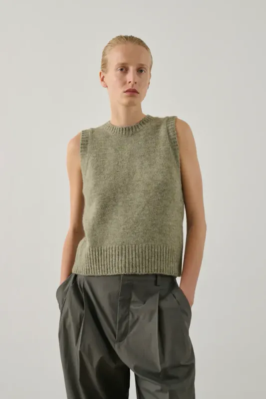 Namaste Sleeveless Jumper Pastel Green 
