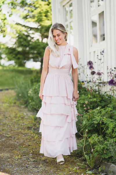 Hovedbilde Marli Solid Chiffon Dress Rose 
