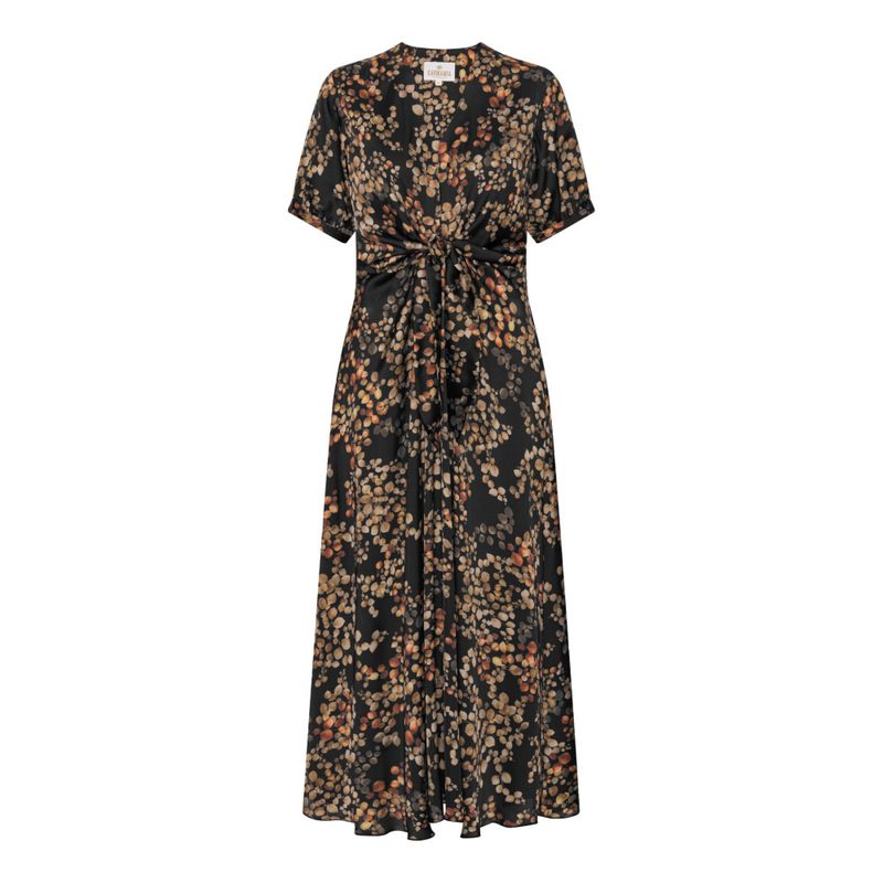 Faye Dress Melange Noir 