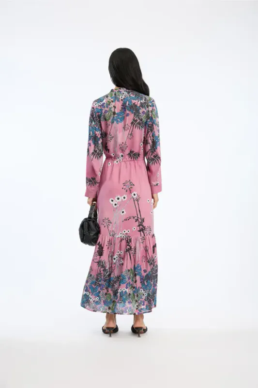 Bernadette Dress Print Berry 