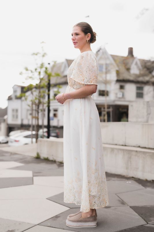 Serna Gardenia Dress Light Yellow 