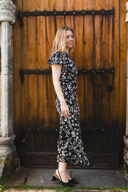 Addison Floral Primrose Black 