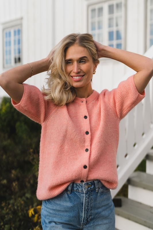 Jinie Hope 2/4 Cardigan C Peach Melange 