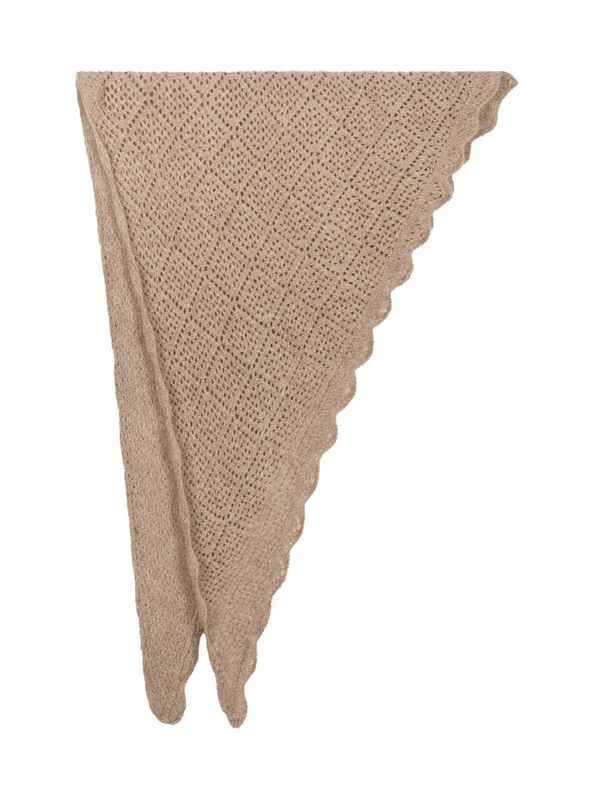 Misty Medium Pointelle Scarf Beige Melange 