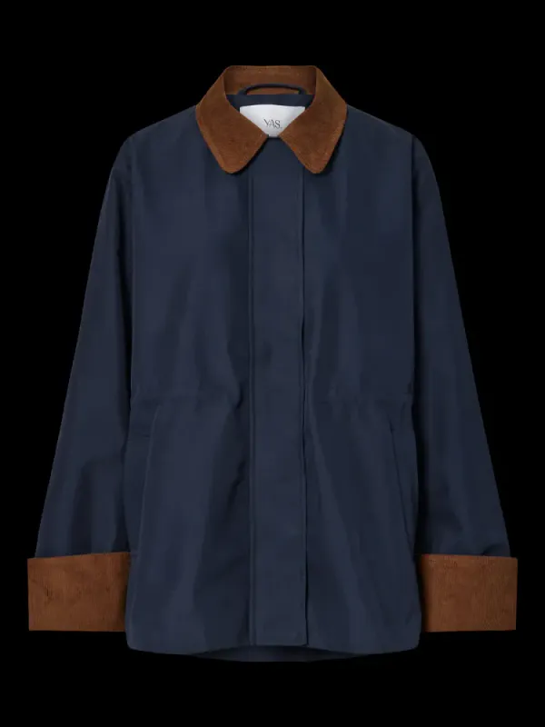 Anca LS Parka Jacket Navy Blazer