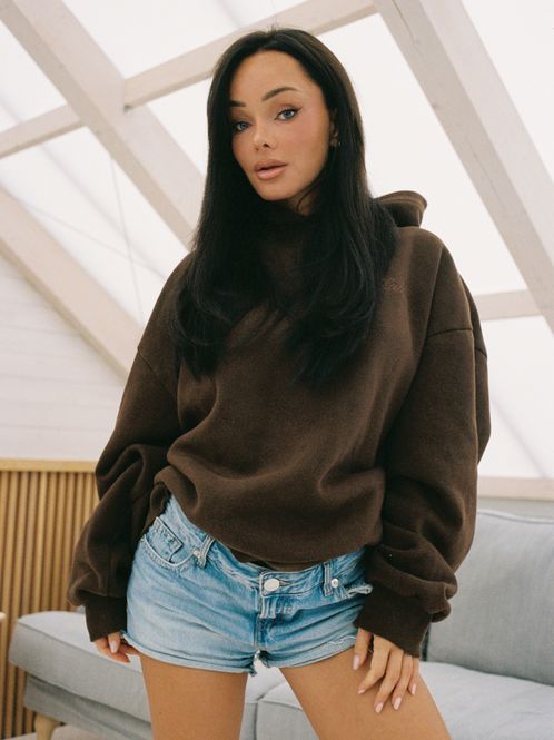 Hovedbilde Back Logo Hoodie Brown 