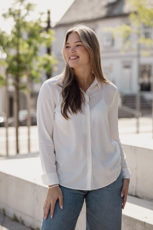 Milly NP Shirt Clear Cream 