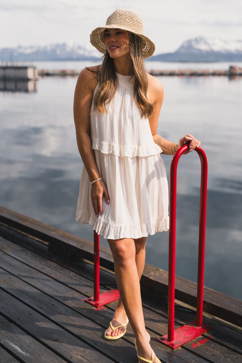 Bianca Short Dress Cream 