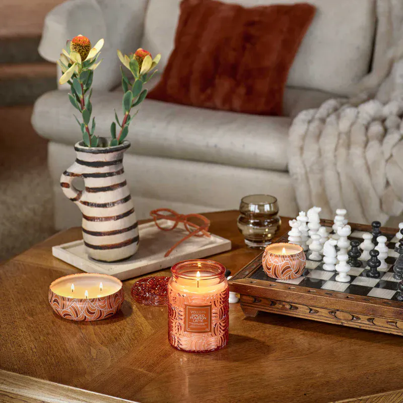 3 Wick Tin Candle Spiced Pumpkin Latte 