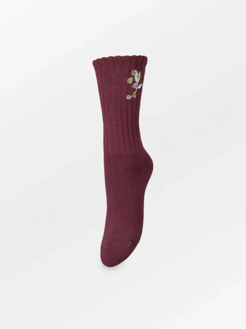 Hovedbilde Rosy Cotta Sock Fig Red 