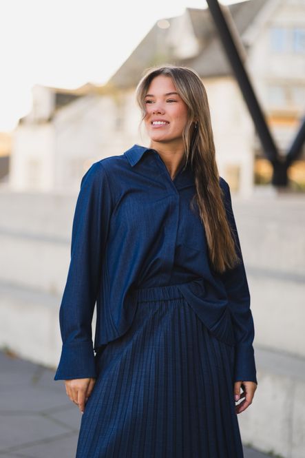 Hovedbilde Cherrie Shirt Dark Denim 