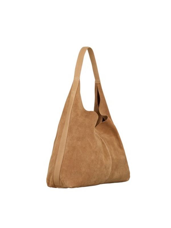 Suede Siena Bag Almond Brown