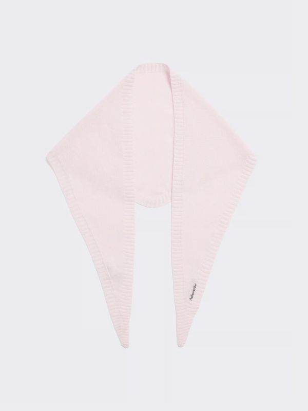 Cashmere Triangle Scarf Light Pink 