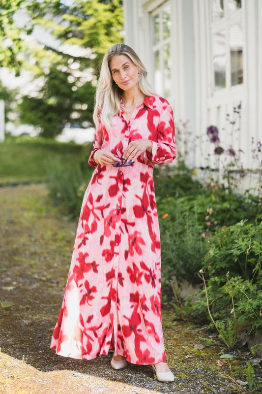 Savanna Long Shirt Dress Moonlite Mauve Cammy 