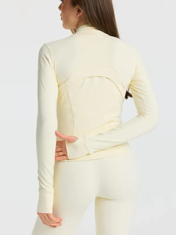 Sculptluxe® Zip Jacket Butter Yellow 