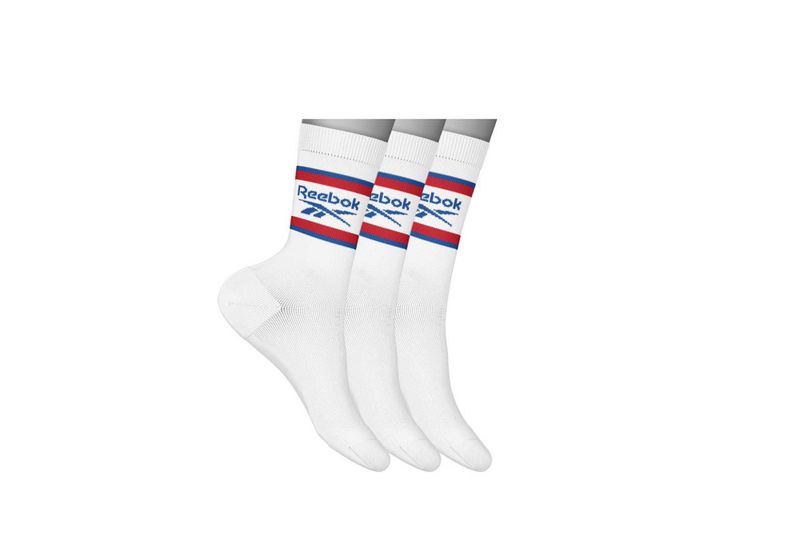 Sock Crew White/Red 
