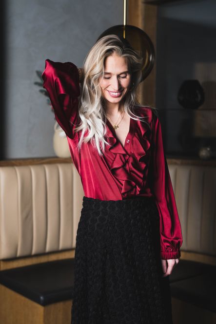 Hovedbilde Sophia Blouse Semi Rich Merlot 