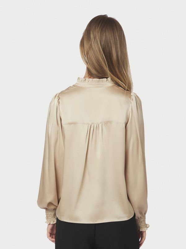 Zamola Blouse Dark Sand 