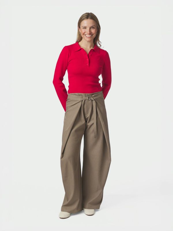Zanya Structure Pants Taupe 