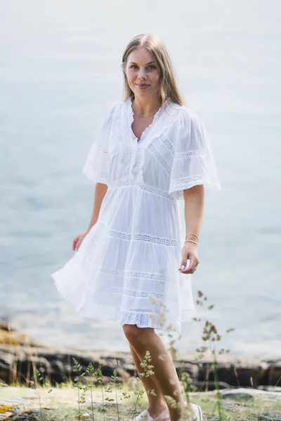 Hovedbilde Milene S Voile Dress White 