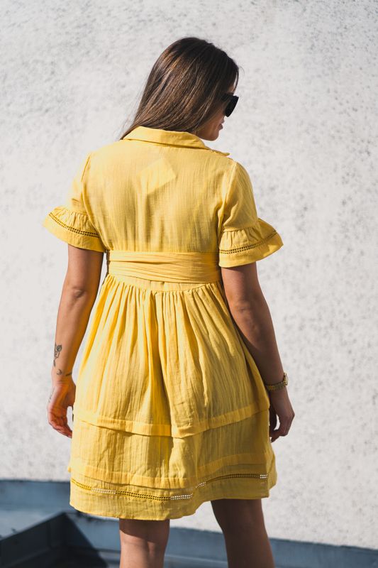 Hamilton Short Dress Cornsilk 