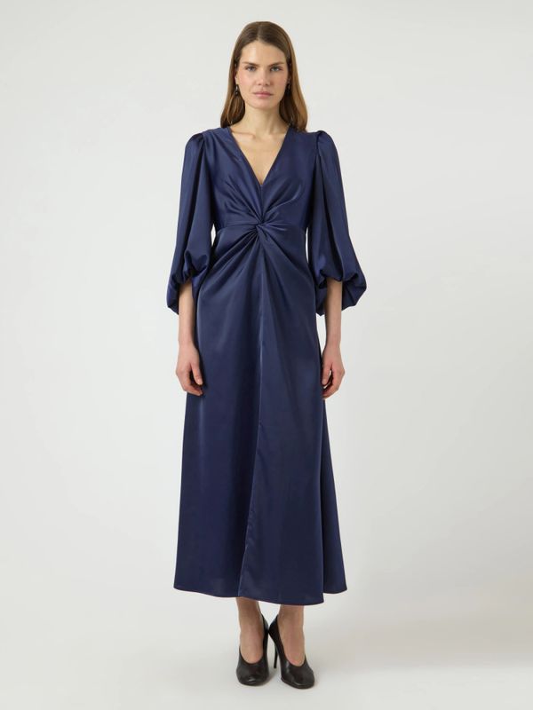 Thea 3/4 Long Dress Evening Blue 